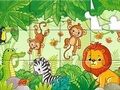 Spel Pussel: Djur i djungeln  på nätet