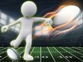 Spel Stickman Rugby springa och sparka  på nätet