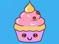 Spel Målarbok: Cupcake  på nätet