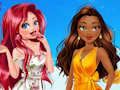Spel Flash Quiz Princess vs Princess på nätet