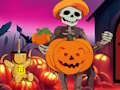 Spel Pumpkin Skelett Par Escape  på nätet