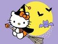 Spel Målarbok: Kitty Halloween  på nätet