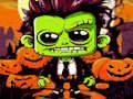Spel Franky & Vampire Halloween pussel  på nätet