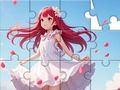 Spel Pussel: White Dress Girl  på nätet