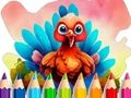 Spel Målarbok: Happy Thanksgiving  på nätet