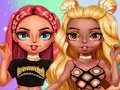 Spel Rainbow Girls Dress Up Challenge på nätet