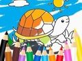 Spel Målarbok: Sunny Turtle  på nätet