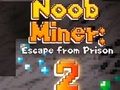 Spel Noob Miner 2: fly från fängelset på nätet