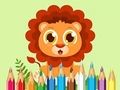 Spel Målarbok: Baby Lion  på nätet
