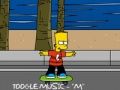 Spel Bart Simpson Skateboarding  på nätet