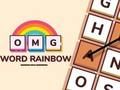Spel Omg ord regnbåge på nätet