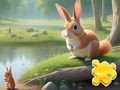 Spel Pussel: Kanin och ekorrar  på nätet