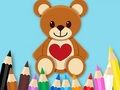 Spel Målarbok: Toy Bear  på nätet