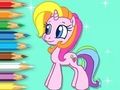 Spel Målarbok: Shining Pony  på nätet