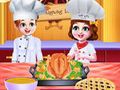 Spel Kocken tvillingar Thanksgiving middag matlagning  på nätet