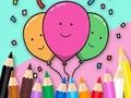 Spel Målarbok: Fira-Ballonger  på nätet