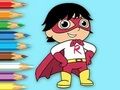 Spel Målarbok: Super-Ryan  på nätet