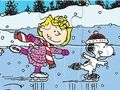 Spel Pussel: Snoopy Skating  på nätet