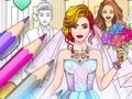 Spel Bröllop färgläggning Dress Up Game  på nätet
