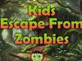 Spel Barn flyr från zombies  på nätet