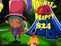 Spel Monkey Go Happy Stage 824 på nätet