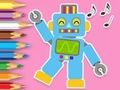 Spel Målarbok: Robotdans  på nätet