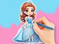 Spel Målarbok: Chibi Princess  på nätet