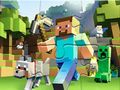 Spel Pussel: Minecrafter på nätet