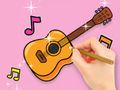 Spel Målarbok: Star Guitar  på nätet