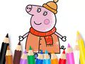 Spel MÄlarbok: Mamma Pig Winter pÄ nÀtet Spel MÄlarbok: Mamma Pig Winter pÄ nÀtet