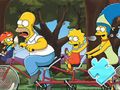 Spel Pussel: Simpson Family Riding  på nätet