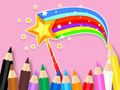 Spel Målarbok: Magic Stick  på nätet