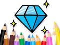 Spel Målarbok: Shining-Diamond  på nätet