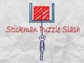 Spel Stickman Pussel Slash  på nätet