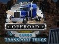 Spel Offroad godstransport lastbil  på nätet