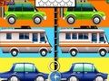 Spel Tecknade bilar ser skillnaden  på nätet