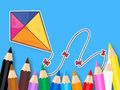 Spel Målarbok: Bowknot Kite  på nätet