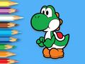 Spel Målarbok: Yoshi Fishing Time  på nätet