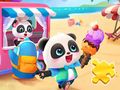 Spel Jigsaw -pussel: Baby Panda glassbil på nätet