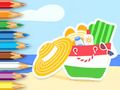 Spel Målarbok: Summer Beach Gear  på nätet
