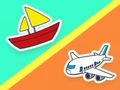 Spel Barnquiz: kul med transport på nätet