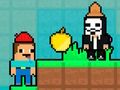 Spel Noob vs hacker guld äpple på nätet