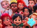 Spel Pussel: Disney Princess Family Photo  på nätet