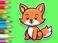 Spel Målarbok: Baby Fox  på nätet