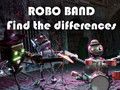 Spel Robot Band - Hitta skillnaderna  på nätet