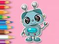 Spel Målarbok: Smile Robot  på nätet