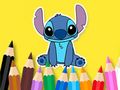 Spel Målarbok: Stitch  på nätet