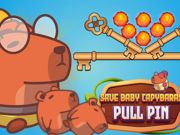 Spel Spara Baby Capybaras Pull Pin  på nätet