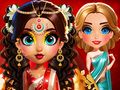 Spel Asoka makeup indisk brud på nätet