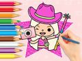 Spel Målarbok: Toca Boca World  på nätet